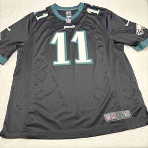 Nike Carson Wentz Philadelphia Eagles #11 NFL On Field Football Jersey Men’s XXL